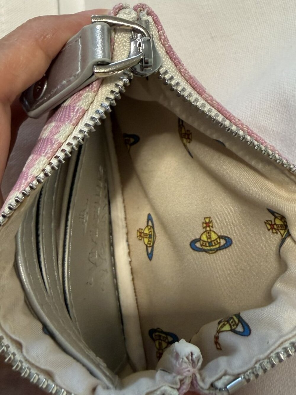 Vivienne Westwood Pink Coin Purse Wallet - Picture 8 of 15
